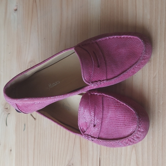 Neiman Marcus Shoes Neiman Marcus Fushia Penny Loafers Poshmark